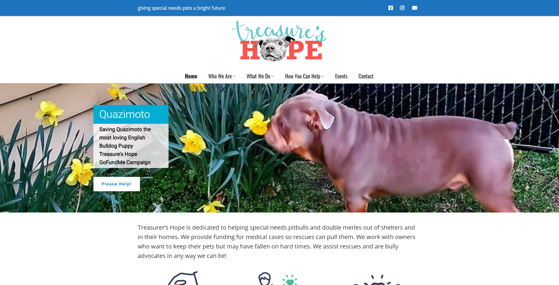 Treasure's Hope - WordPress using free theme